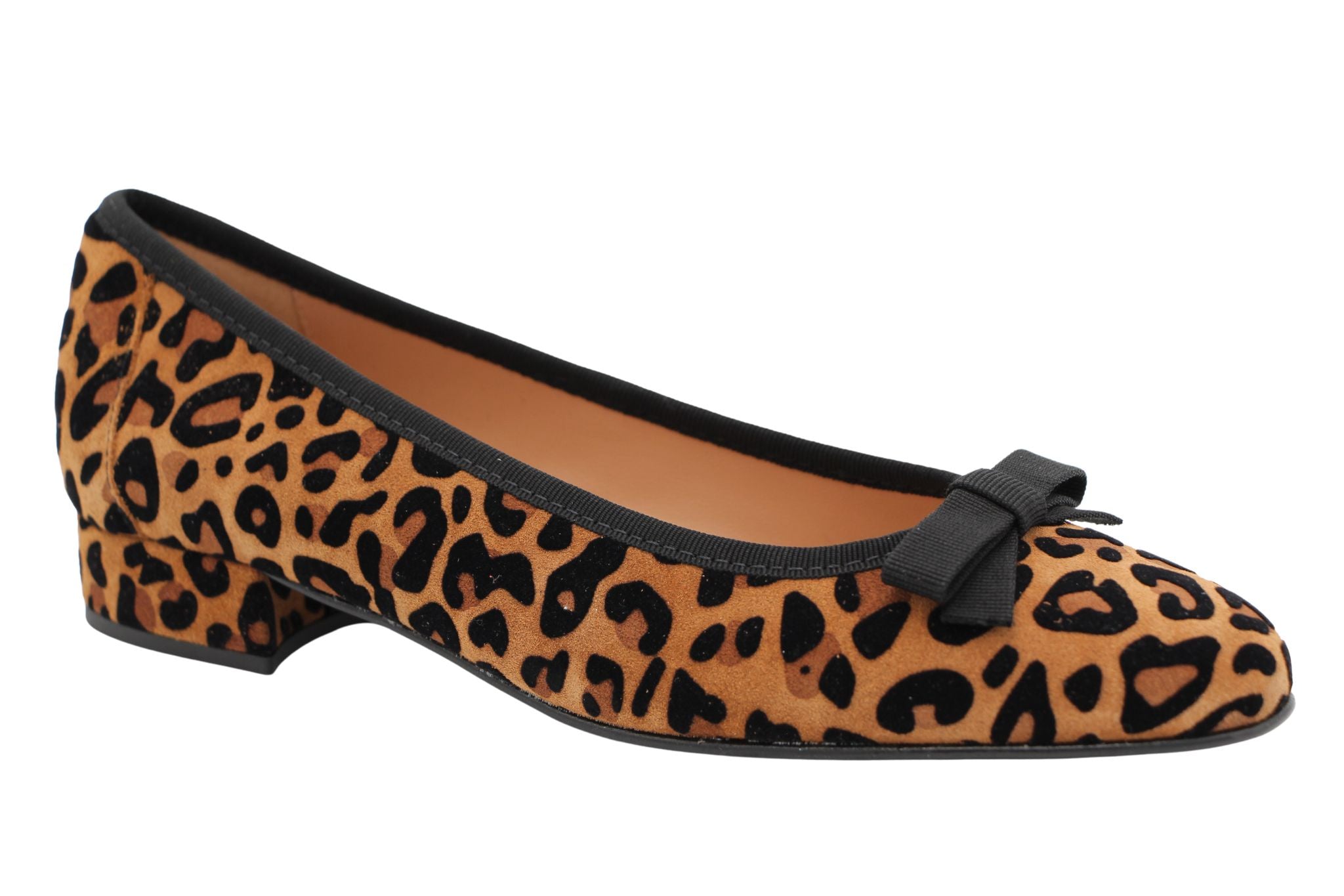 Fabucci Women's Leopard Print Ballet Flats - Comfortable Slip-On Shoes for Casual Wear, Office & Everyday Outfits