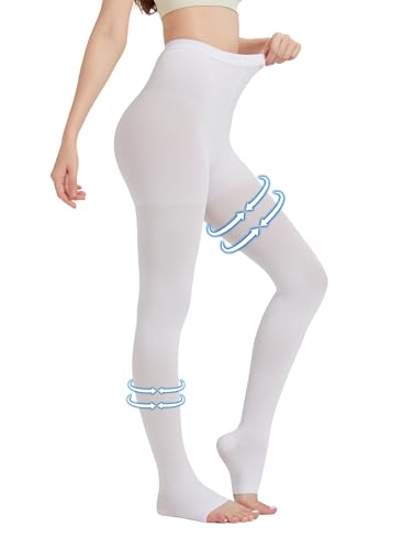15-20mmhg White Open-toe