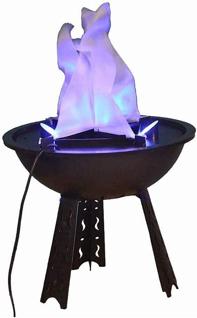Halloween Pumpkin Lantern - 3D Flickering LED Flame Light with Realistic Fire Effect, Battery Operated Hanging Decor for Halloween Party, Stage, Fireplace & Home Atmosphere Lighting