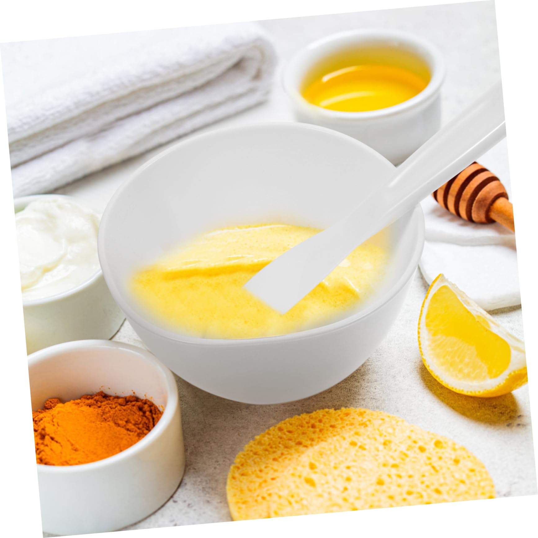 1 Set DIY Facial Mask Mixing Bowl Kit - White Beauty & Skin Care Mask Applicator Holder for Mixing & Applying Face Masks - Perfect for Home Spa, DIY Skincare, and Professional Salon Use
