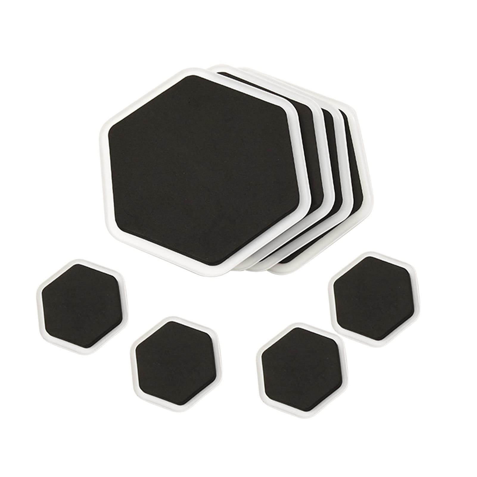 Huanxi JLLidcy Wood Furniture Sliders - 8pcs Reusable Hardwood Floor Sliders for Easy Moving of Tables, Chairs & Heavy Furniture - Protect Floors & Reduce Noise During Home Renovation or Rearranging