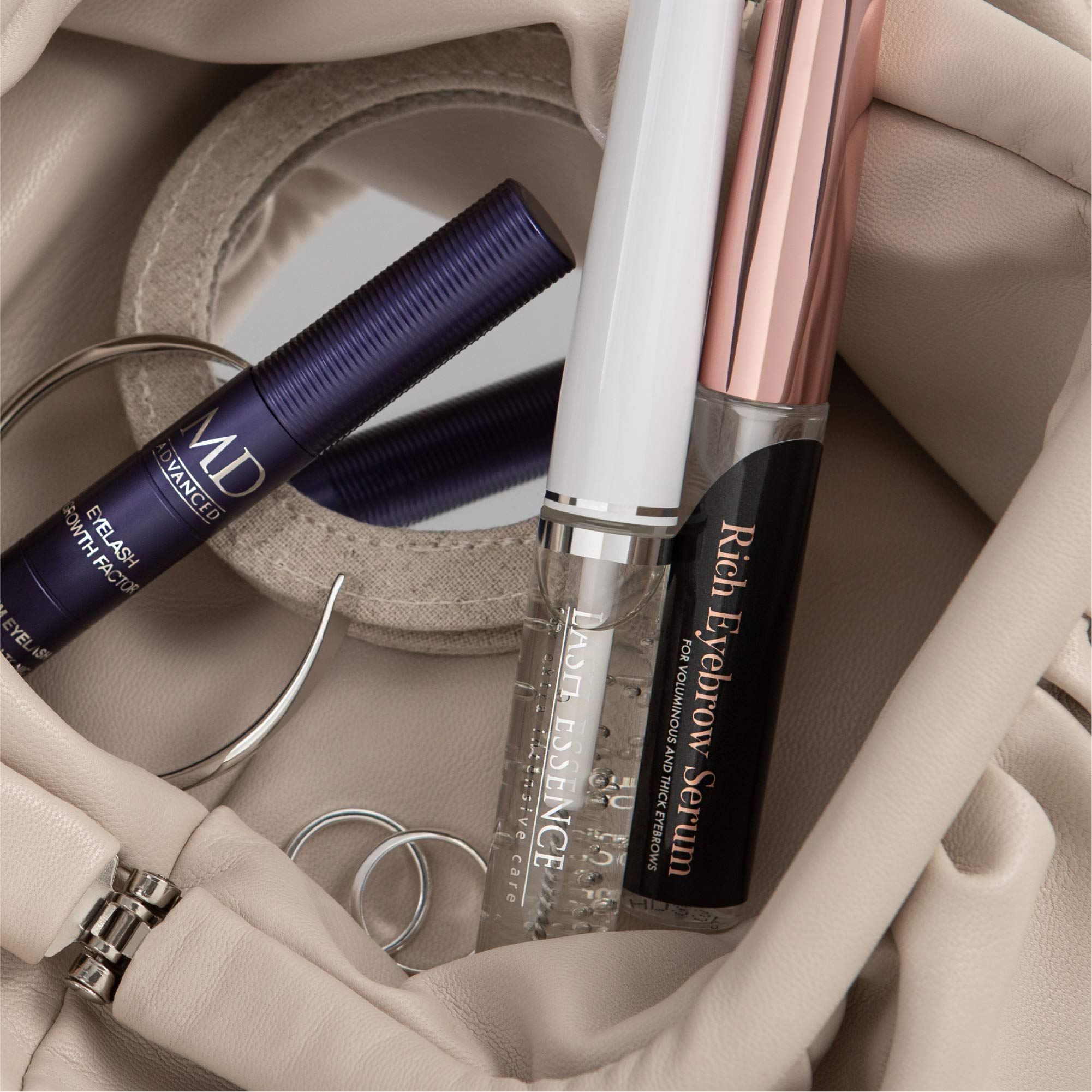 BL Lashes Rich Eyebrow Growth Serum - Fast Acting Brow & Lash Enhancer for Thicker, Fuller Brows & Lashes in 3-4 Weeks - 10ml | Natural Formula for Longer, Voluminous Eyelashes & Eyebrows | Perfect for Daily Use, Special Occasions & Makeup Routines