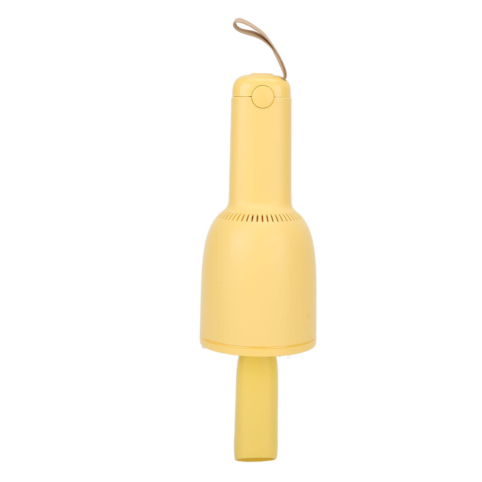 Pwshymi Mini Nail Dust Vacuum Cleaner - Ergonomic Portable Nail Art Dust Collector, Professional Manicure Tool for Nail Artists & Home Salon Use (Yellow) | Perfect for Nail Salons, Home Manicures & DIY Nail Art