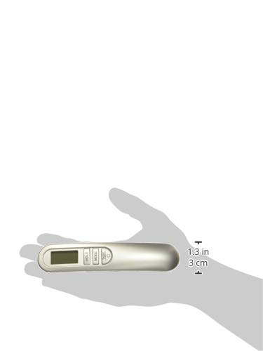 Weighmax HC110 Premium Digital Luggage Scale - 110lb Capacity, Silver | Portable Travel Scale for Suitcases, Bags & Packages | Perfect for Airports, Cruises & Shipping