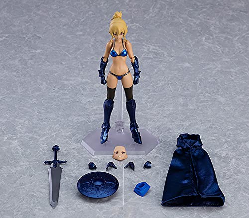 Max Factory Figma Bikini Armor Makoto Veteran Fighter Ver. Action Figure - Collectible Anime Model for Display & Cosplay Inspiration | Perfect for Anime Fans & Figure Collectors