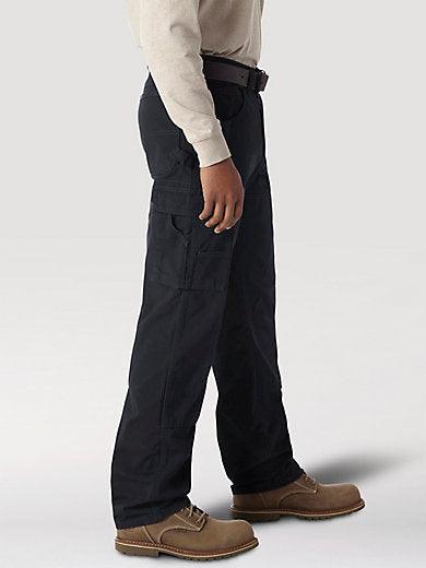 Ripstop Ranger Cargo Pants for Men - Durable Tactical Work Pants in Black | Perfect for Outdoor Adventures, Hiking & Military Style