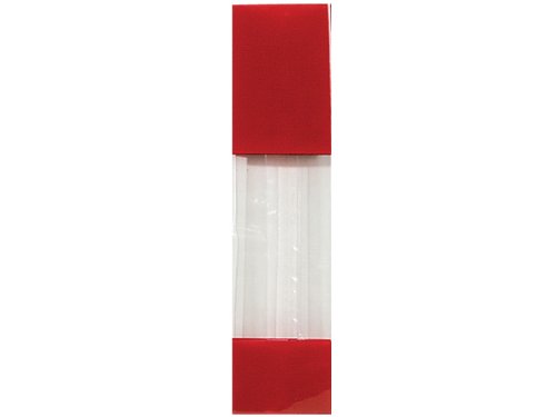 Premium 1.85 Mil Red Designer Cello Bags 2x1-7/8x9-1/2