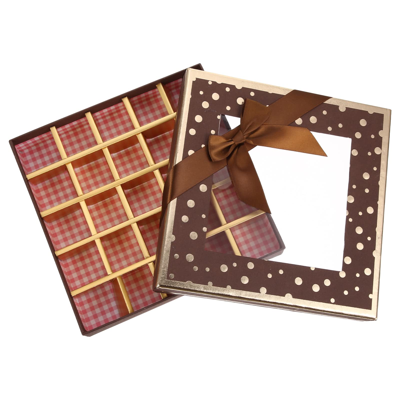 KESYOO Chocolate Gift Box - Elegant Packaging for Homemade Chocolates, Truffles & Candy | Valentine's Day Present, Party Favors, Wedding Treats, Christmas Gifts & Dessert Display