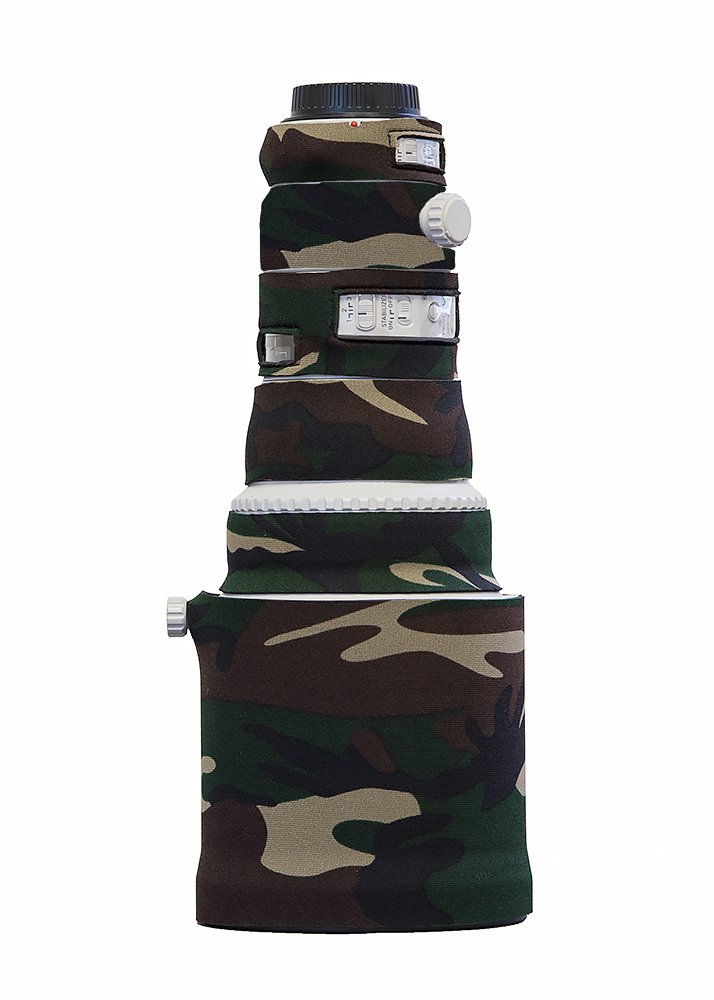 Canon 400mm DO IS II Camouflage Neoprene Lens Cover - Waterproof Camera Lens Protector for Wildlife Photography (Forest Green Camo) - Ideal for Outdoor, Hunting & Bird Watching