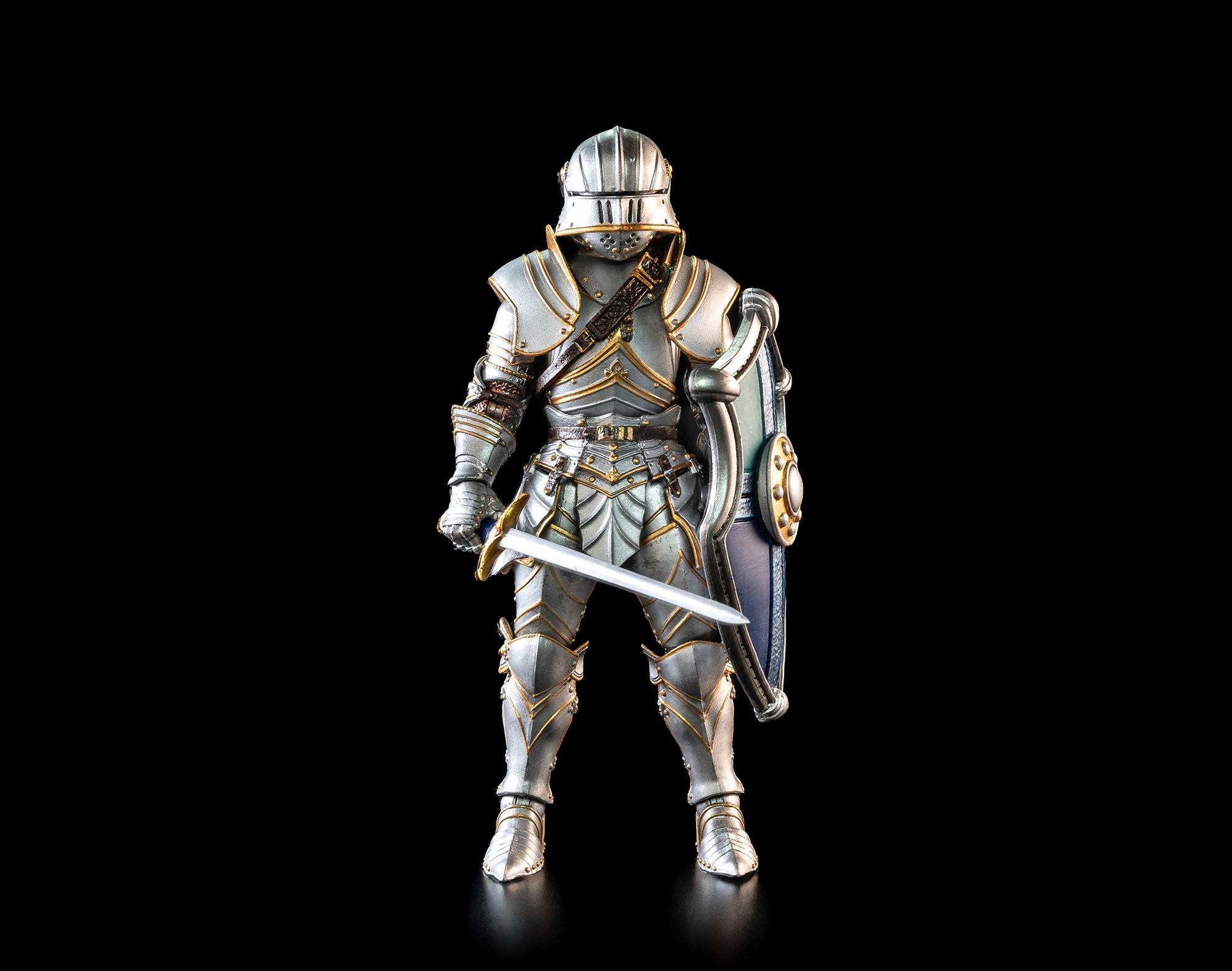 Mythic Legions: Ashes of Agbendor Blue Shield Action Figure - Preorder Now | Fantasy Collectible for Display & Role-Playing Games