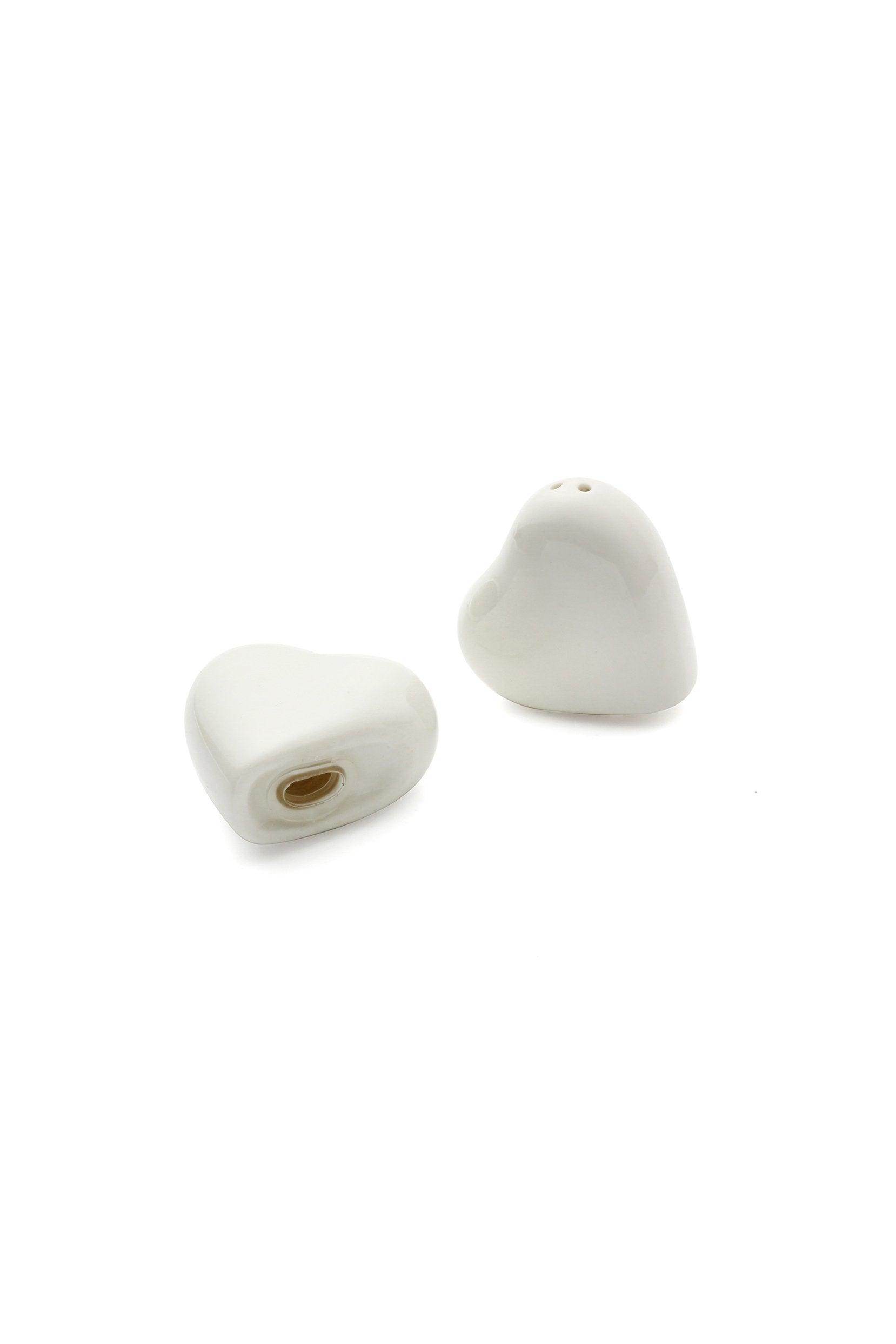 Elegant Heart-Shaped Salt and Pepper Shakers Set - 6 Piece Wedding Favor, Kitchen & Dining Table Decor - Perfect for Bridal Showers, Anniversary Gifts & Home Decor
