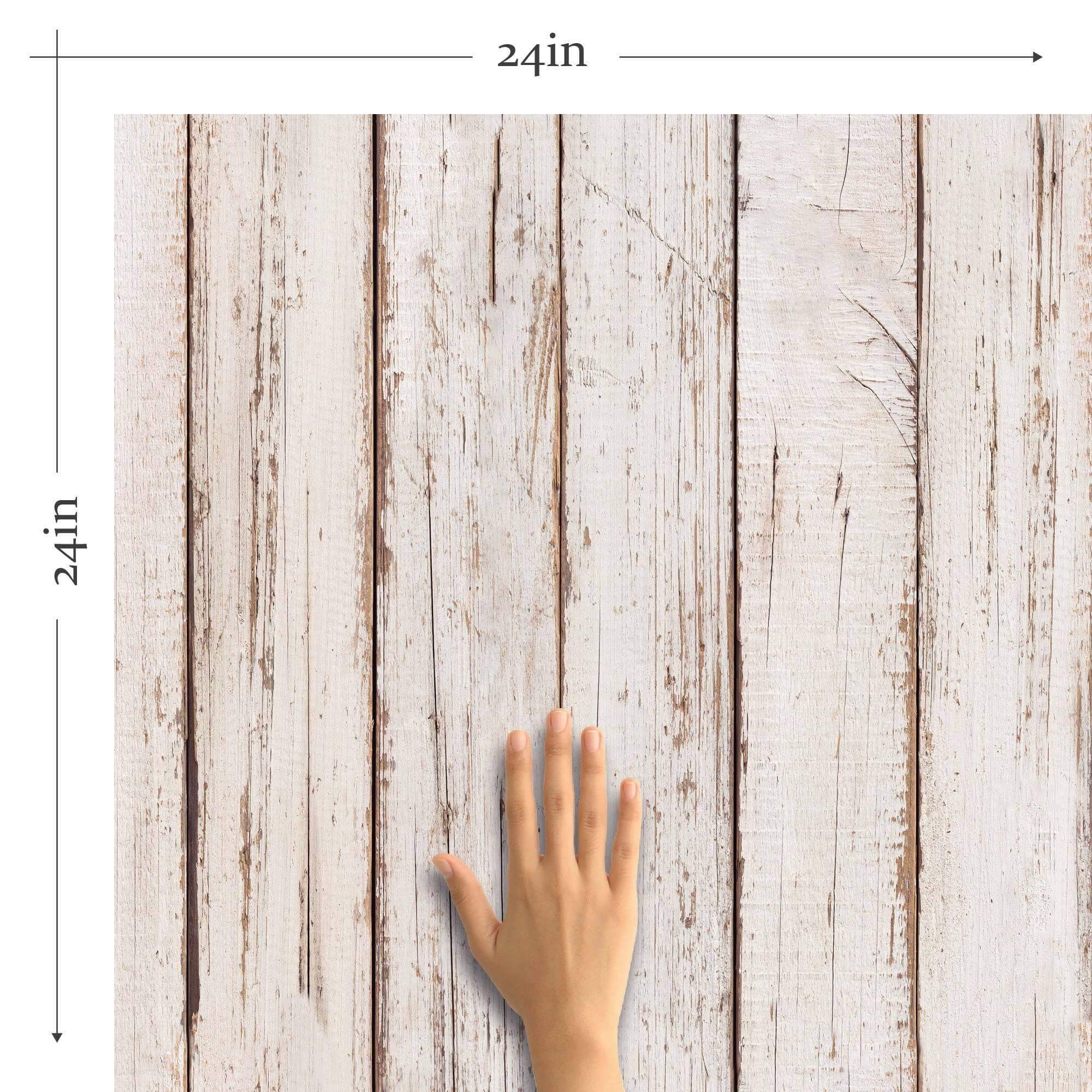 Beige Wood Peel and Stick Removable Wallpaper - Self-Adhesive Decorative Wall Covering for Bedroom, Living Room & Home Office
