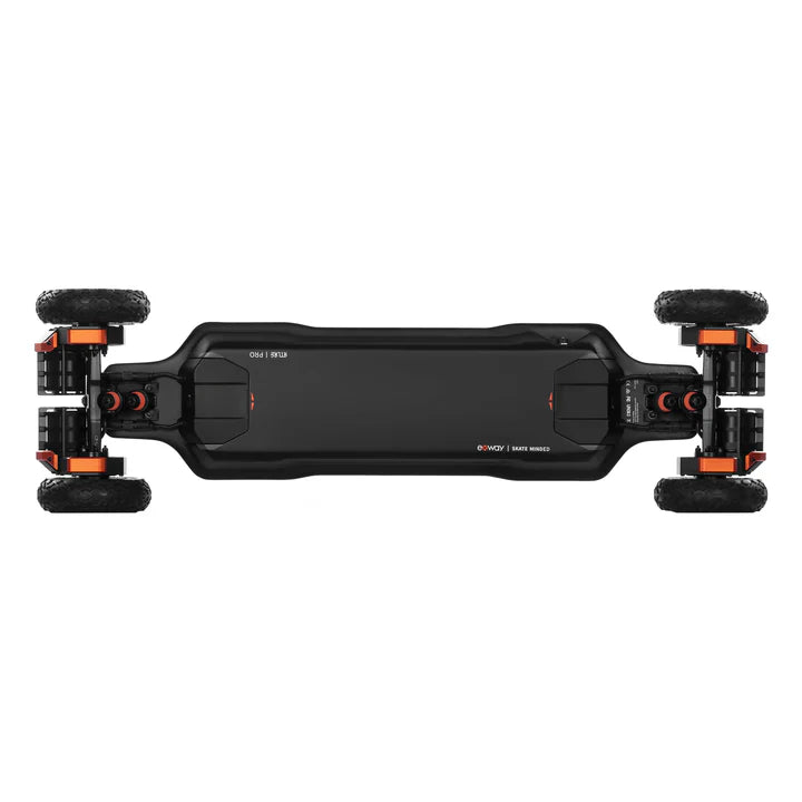 Exway Atlas Pro 4WD All-Terrain Electric Skateboard - 37 MPH Top Speed, 21 Mile Range, Gear Drive System - Perfect for Off-Road Adventures, Commuting & Extreme Sports