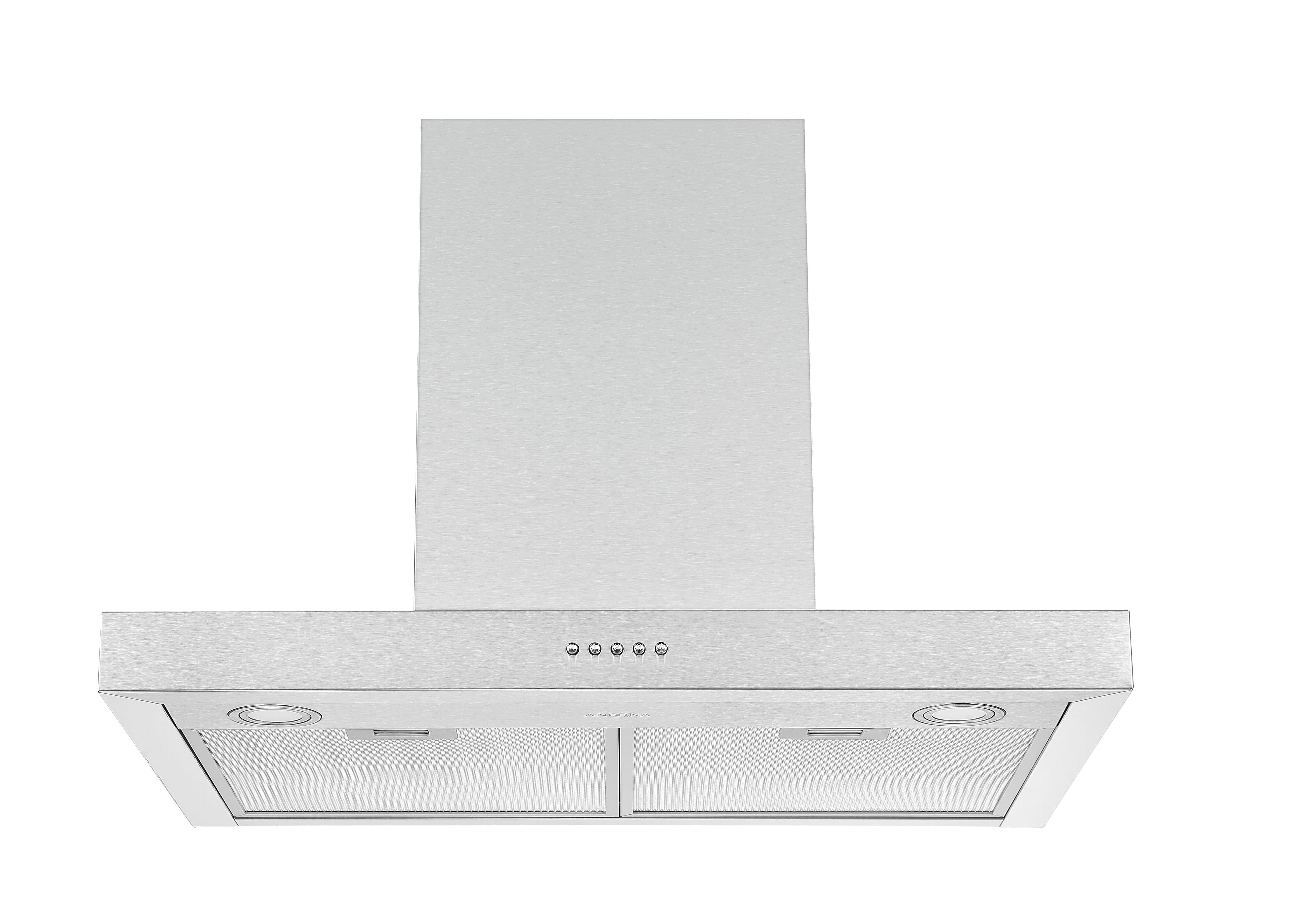 30 Inch Stainless Steel Convertible Wall Mount Range Hood - Powerful Kitchen Ventilation for Cooking, Grilling & Baking | Modern & Durable Design
