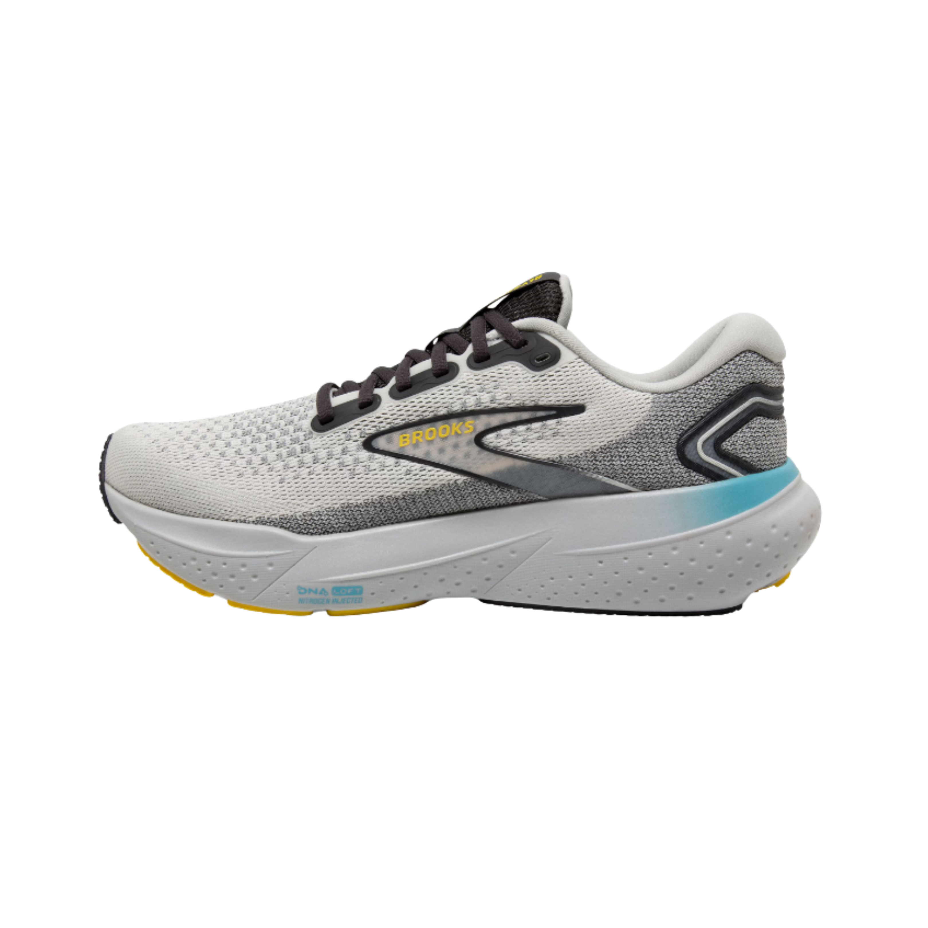 **Men's Glycerin 21 Running Shoes - Wide 2E Width in Coconut/Forged Iron/Yellow - Perfect for Jogging, Gym Workouts & Daily Comfort**