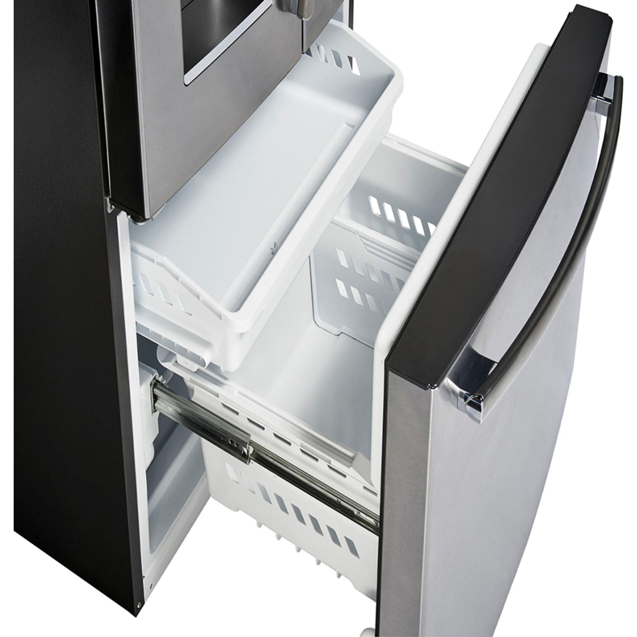 GE Profile 36-Inch French Door Refrigerator (PYE18HYRCFS) - Stainless Steel, Energy Star Certified, Spacious Interior for Large Families - Perfect for Modern Kitchens & Entertaining