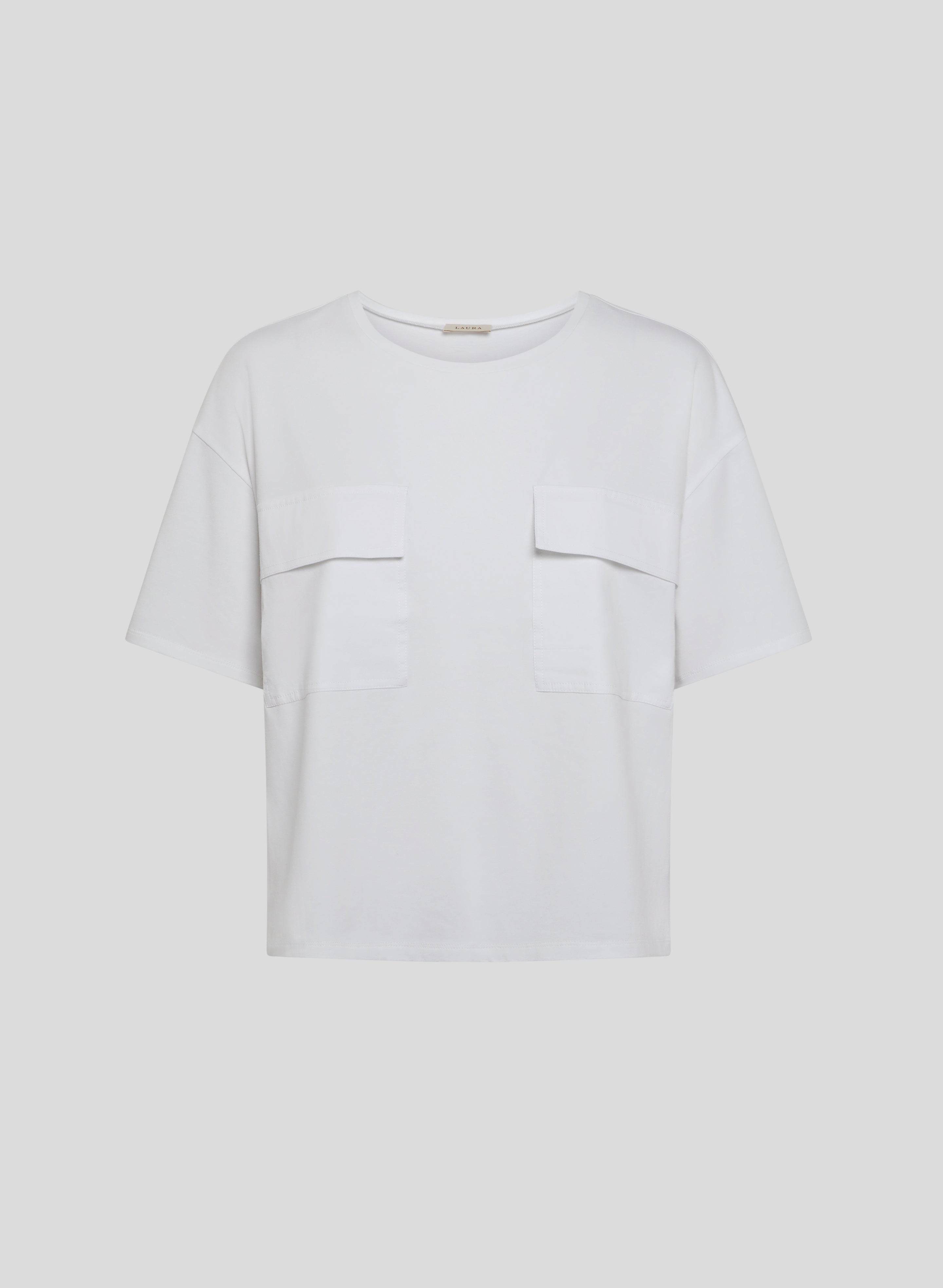 Men's Cargo Pocket Crew Neck T-Shirt - Casual Streetwear for Outdoor & Travel | Comfortable & Stylish Everyday Wear