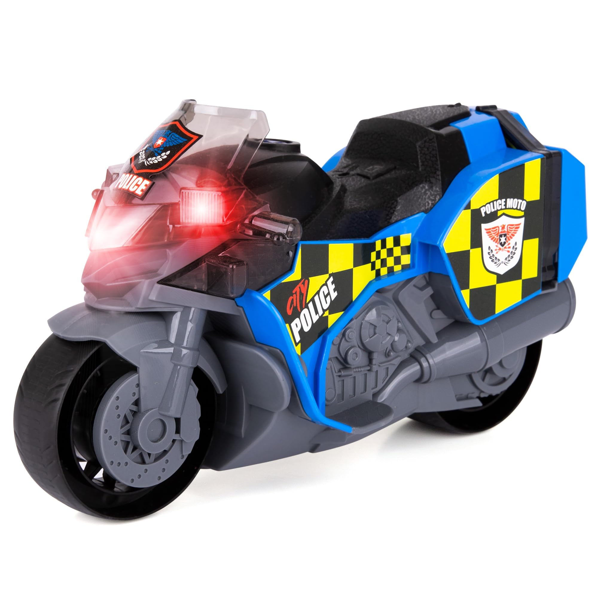 Kids Police Motorcycle Toy with Siren & Lights - Imaginative Play for Toddlers - Outdoor & Indoor Fun