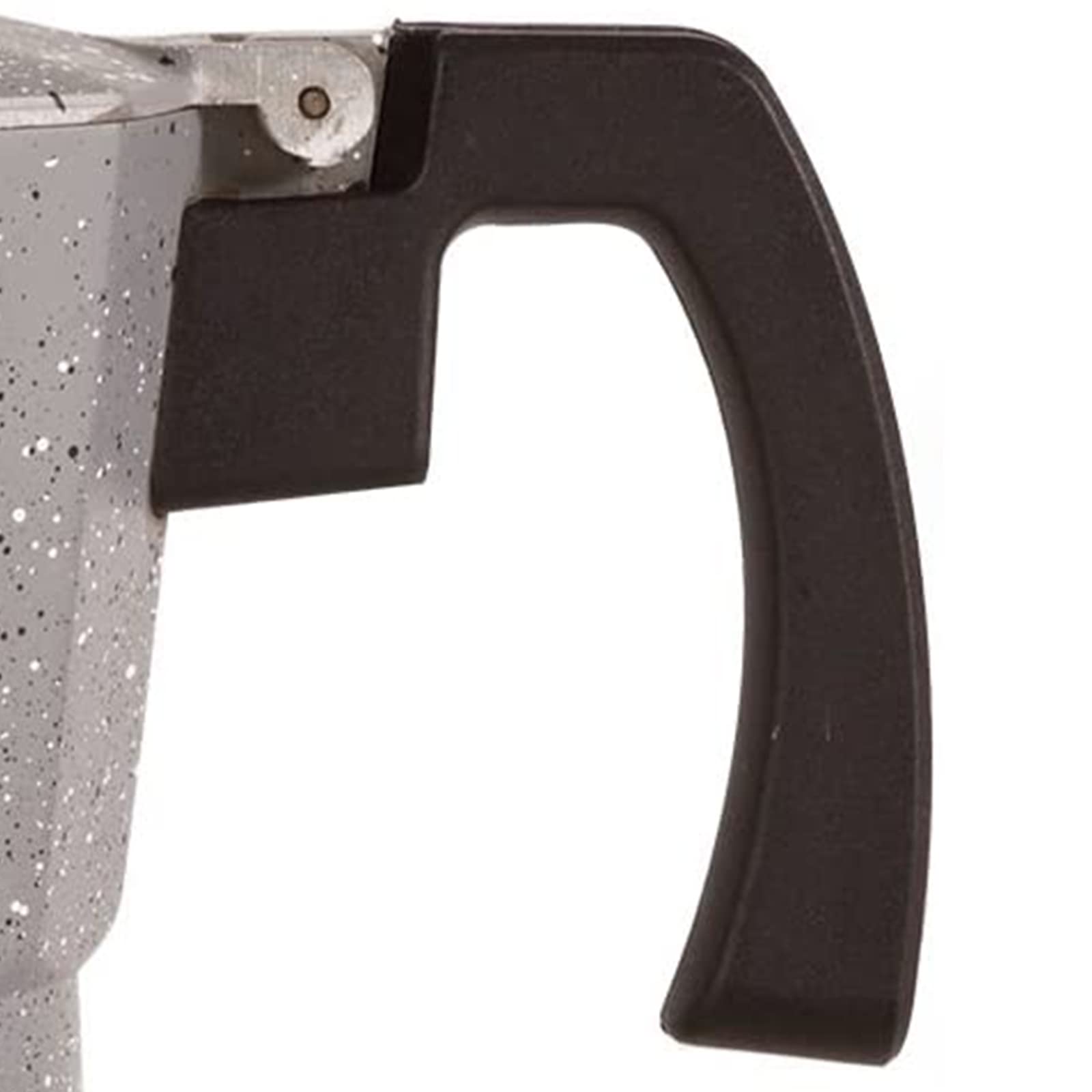 Holstein Housewares 6 Cup Aluminum Stovetop Espresso Maker - Traditional Italian Moka Pot for Rich Espresso & Cuban Coffee - Quick Brewing Silver Coffee Maker - Perfect for Home, Office & Camping Use