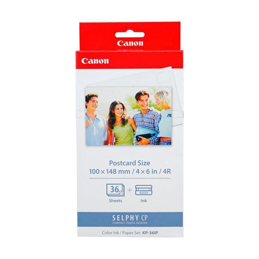 CANON KP-36IP Color Ink & Photo Paper Set (4R) - High-Quality Printing for Photos, Greeting Cards, and Scrapbooking