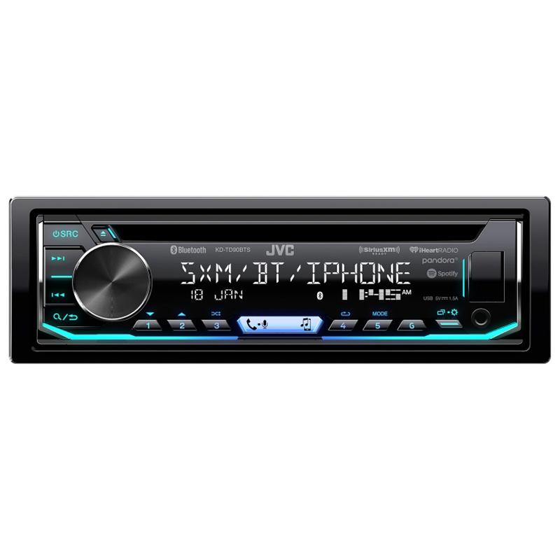 JVC KD-TD90BTS Bluetooth Car Stereo Receiver with USB & AUX Input - Perfect for Hands-Free Calling & Music Streaming in Your Vehicle
