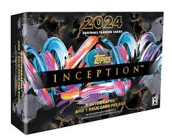 2024 Topps Inception Football Hobby Box - Premium NFL Trading Cards Collection for Collectors & Investors - Perfect for Sports Memorabilia, Gift Giving & Fantasy Football Enthusiasts
