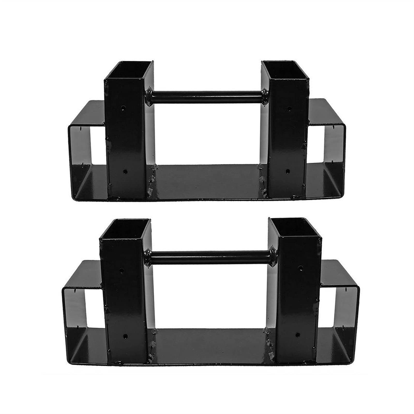 2-Pack Adjustable Firewood Rack for Fireplace - Heavy Duty Outdoor Log Storage Holder Bracket Kit - Perfect for Patio, Backyard, and Camping Wood Storage