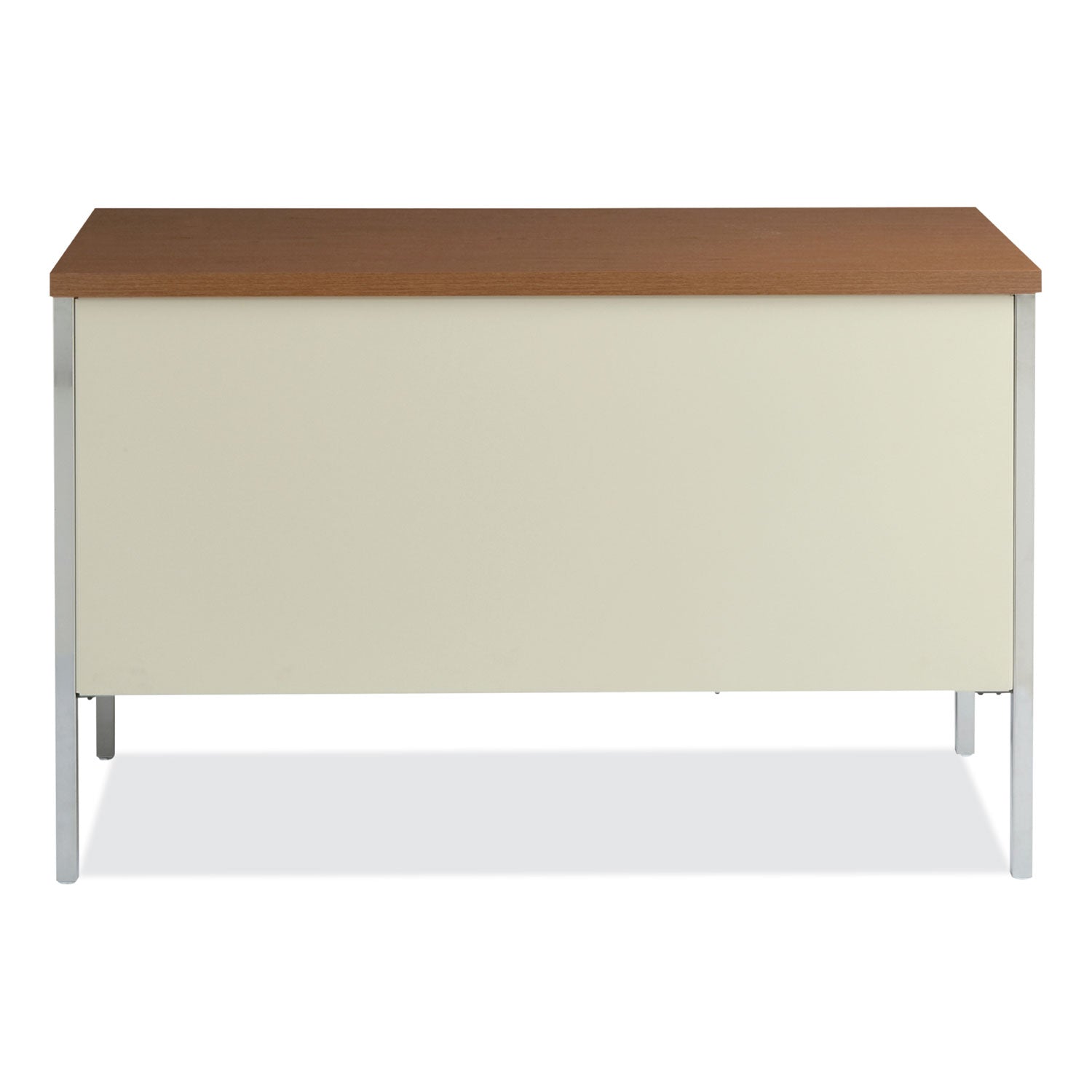 Alera® Single Pedestal Steel Office Desk - 45.25