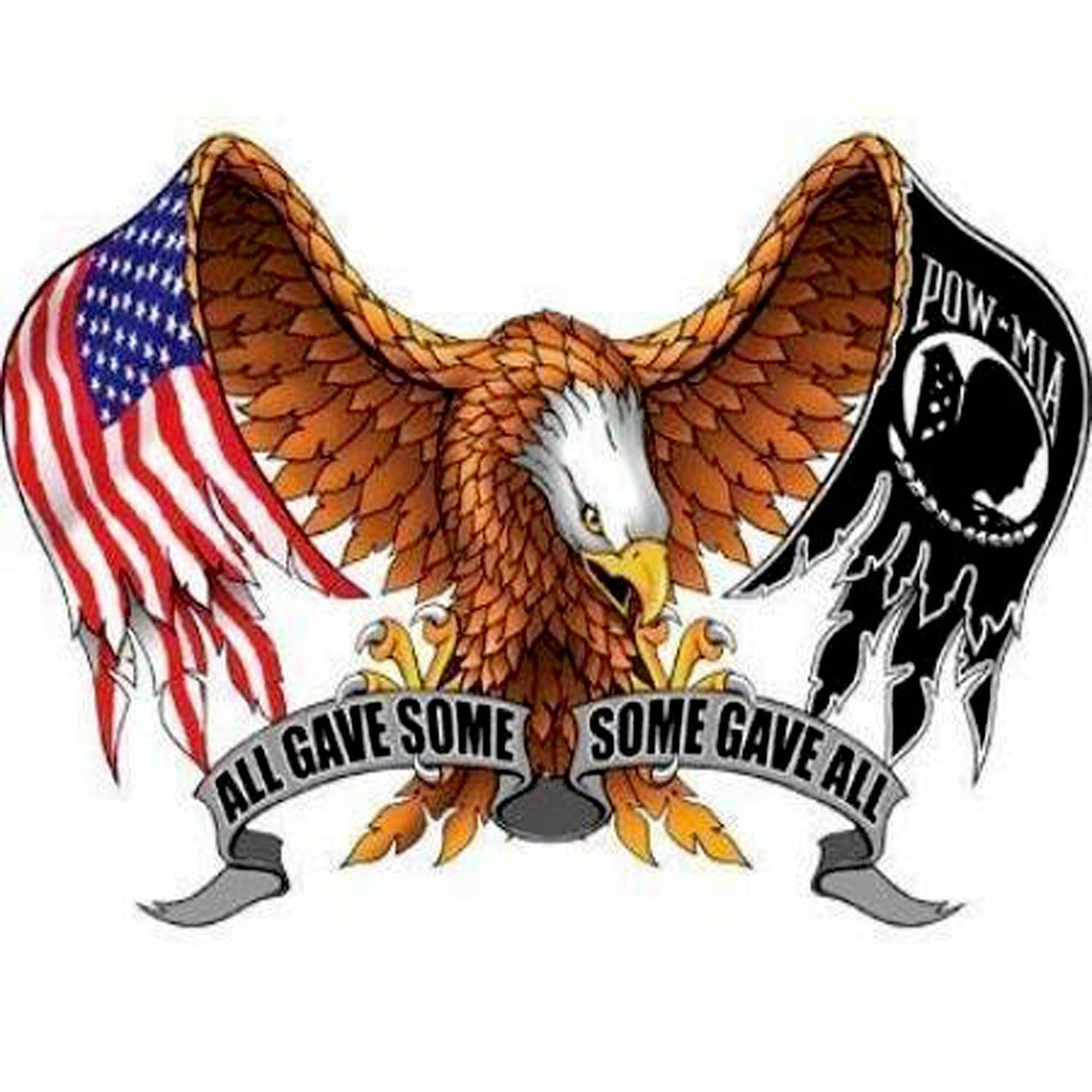 POW MIA Car Bumper Sticker - Oval Decal for Vehicles & Laptops