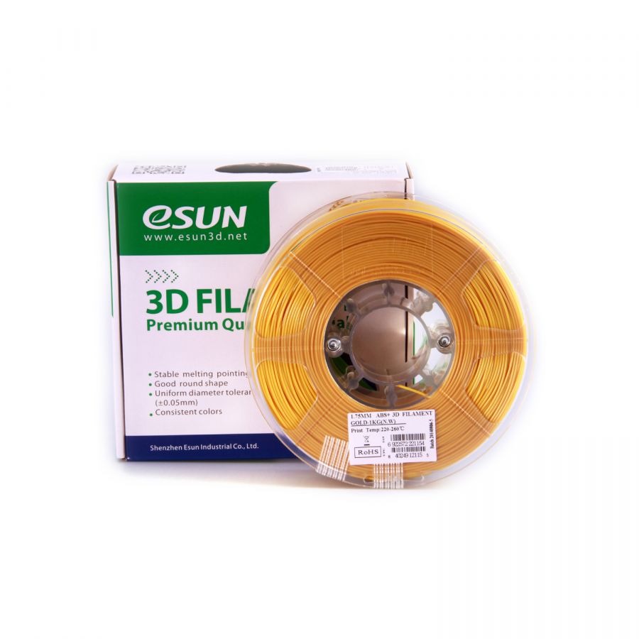 eSUN ABS 3D Printer Filament 1.75mm 1kg Spool - High Strength, Dimensional Accuracy, 20+ Color Options for DIY, Prototyping & Home Projects