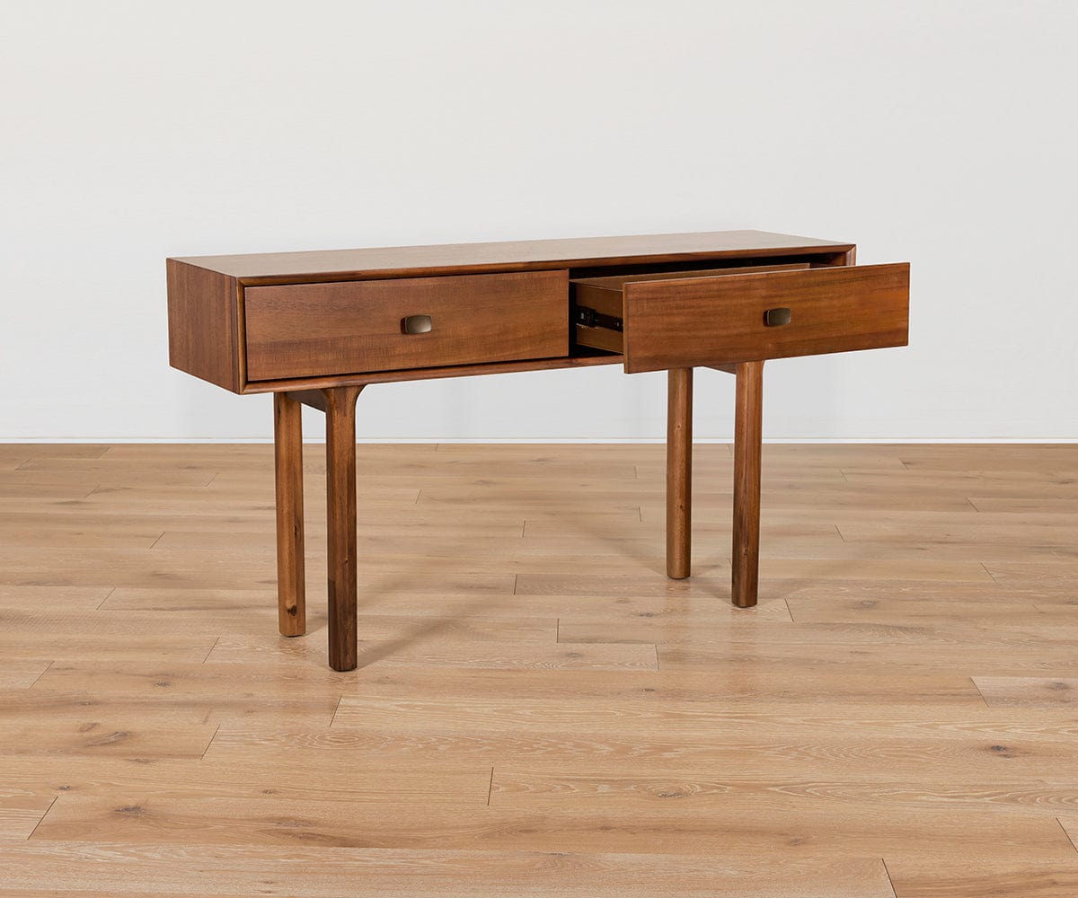 Modern Leevi Console Table - Entryway Sofa Table with Storage Shelf - Perfect for Hallway, Living Room & Bedroom Decor