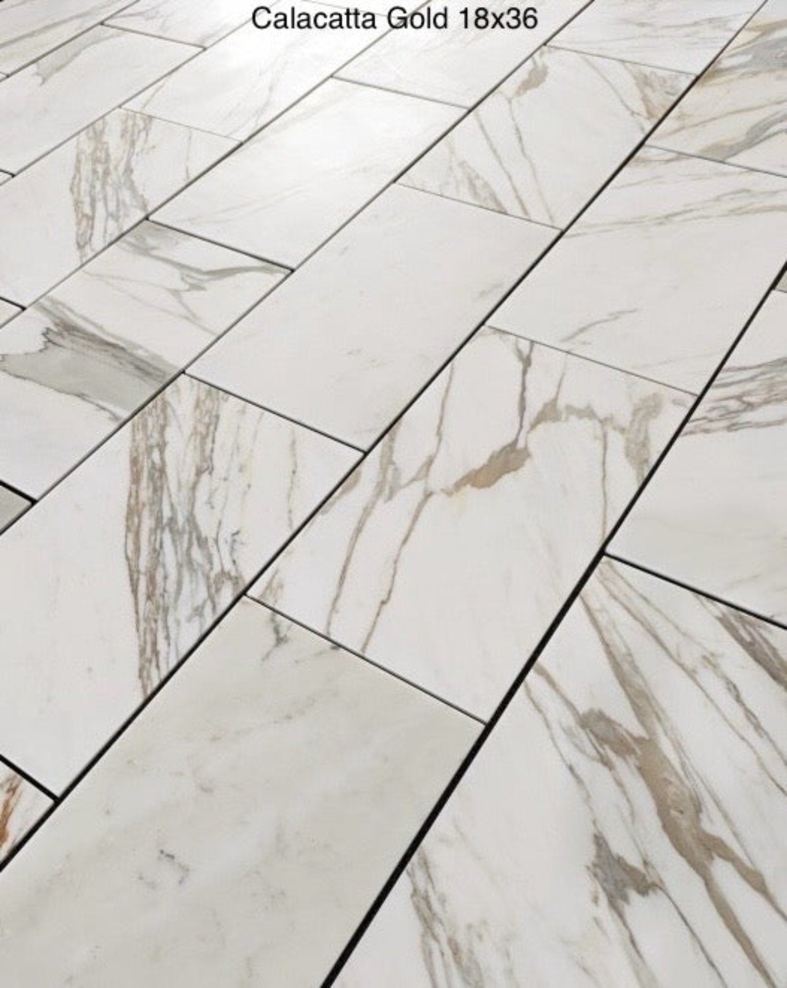 Premium Calacatta Gold Marble Tile 18