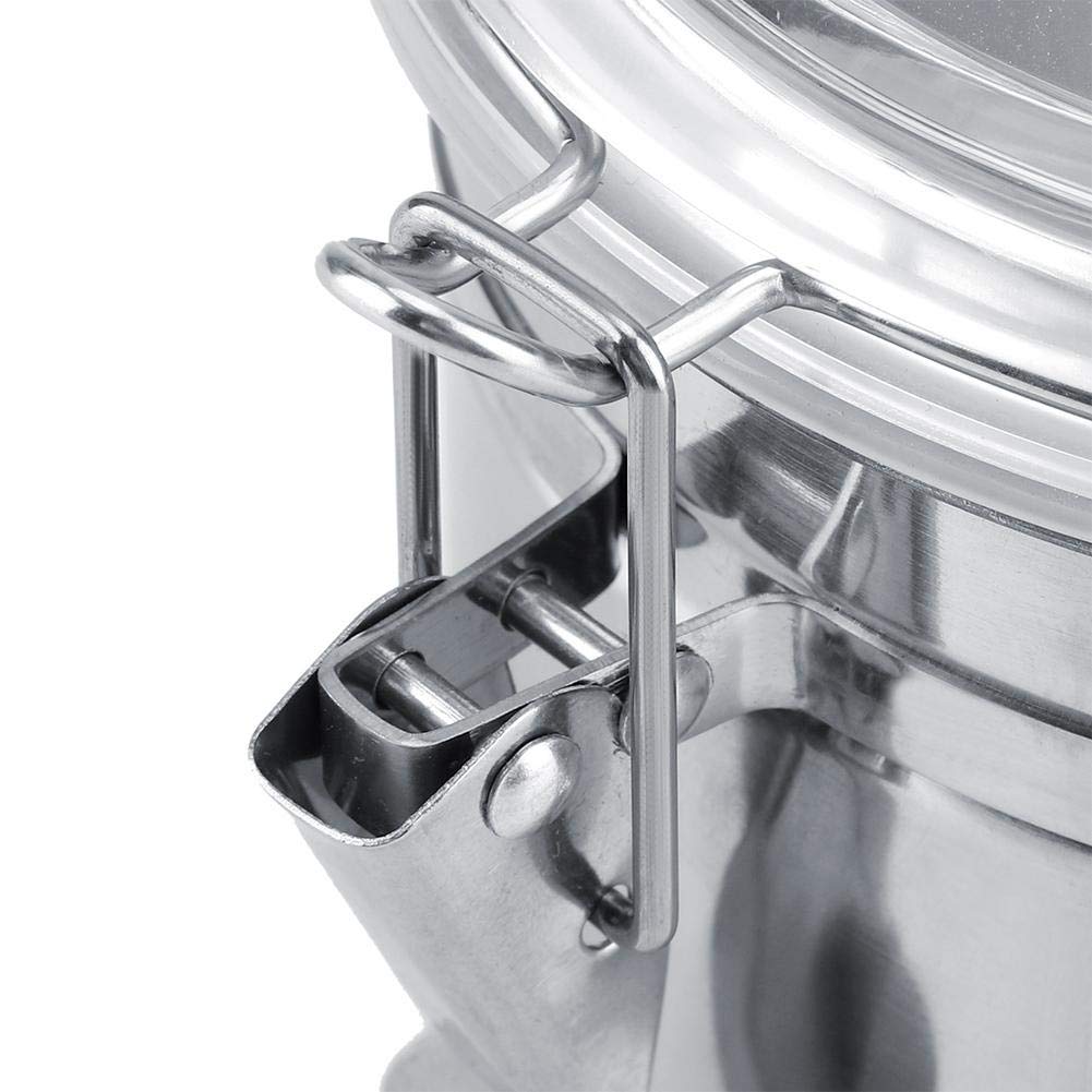 Premium Stainless Steel Coffee Container - 1400ml Vacuum Sealed Storage Jar for Coffee, Tea, Sugar & Beans | Airtight Kitchen & Pantry Organization for Freshness | Ideal for Home, Office & Camping Use