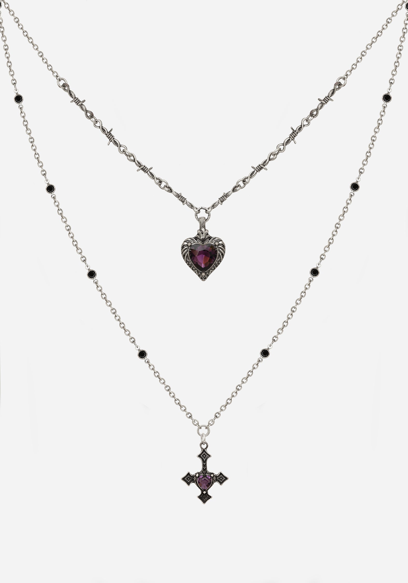 Denali Layered Necklace for Women - Elegant Gold & Silver Layered Chain Necklace - Perfect for Everyday Wear, Date Night & Special Occasions