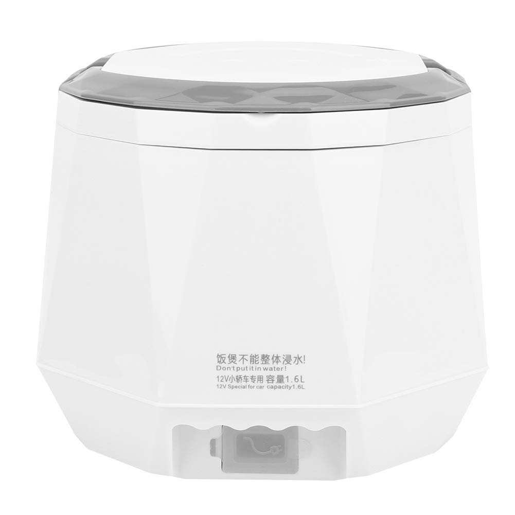 Omabeta 1.6L Mini Portable 12V Electric Rice Cooker - Multi-function Travel Rice Cooker for Car, Truck & RV with Cooking, Heating & Keep Warm Function - Perfect for Cooking Rice, Soup & Porridge on Road Trips, Camping & Outdoor Adventures