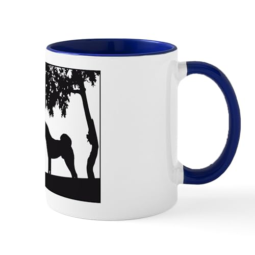 White/Navy Inside - Mug Akita Samurai