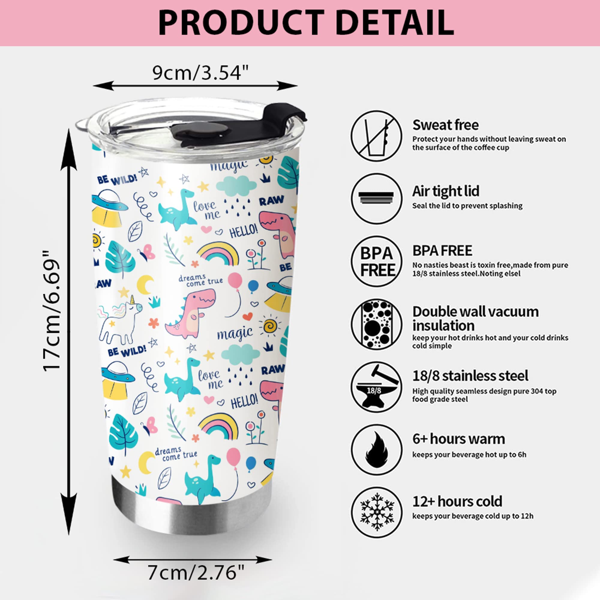 20oz Stainless Steel AML Analyst Tumbler - Funny Coffee Cup Gift for Birthday & Christmas | Office Humor Gift for Men, Women & Coworkers | Perfect for Coffee Breaks, Office Use & AML Professionals