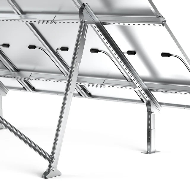 Rich Solar Solar Panel Ground Mount Kit - Compatible with MEGA 200, MEGA 220 & MEGA 250 Solar Panels - Perfect for Off-Grid, RV & Home Solar System Installations
