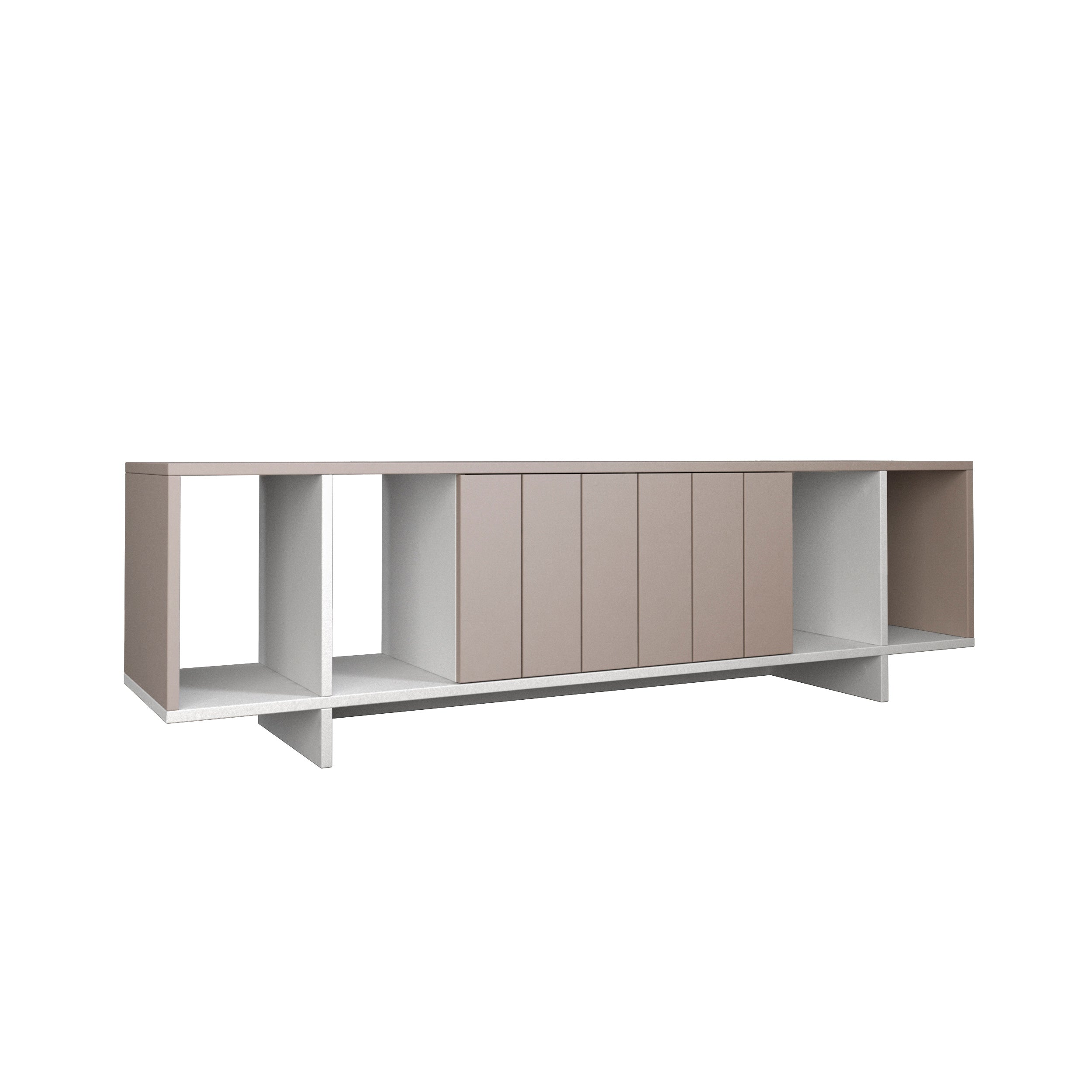 Starlin TV Stand for Living Room - Modern Entertainment Center with Storage Shelves for TV, Gaming Console & Media Devices - Perfect for Home Theater Setup