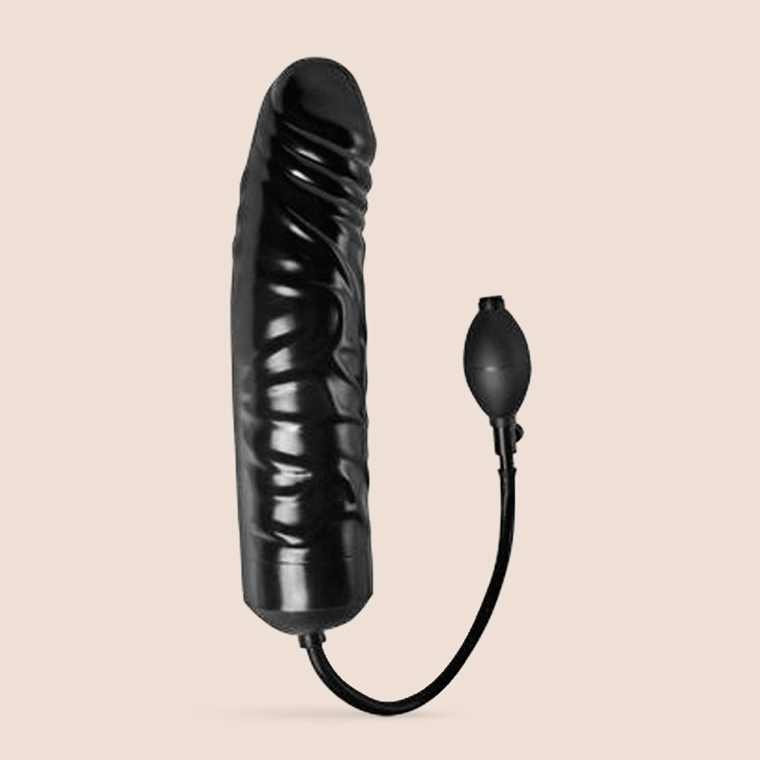 XXL Inflatable Dildo with Ball & Valve System - Adult Sex Toy for Couples, Solo Play & BDSM Fantasy