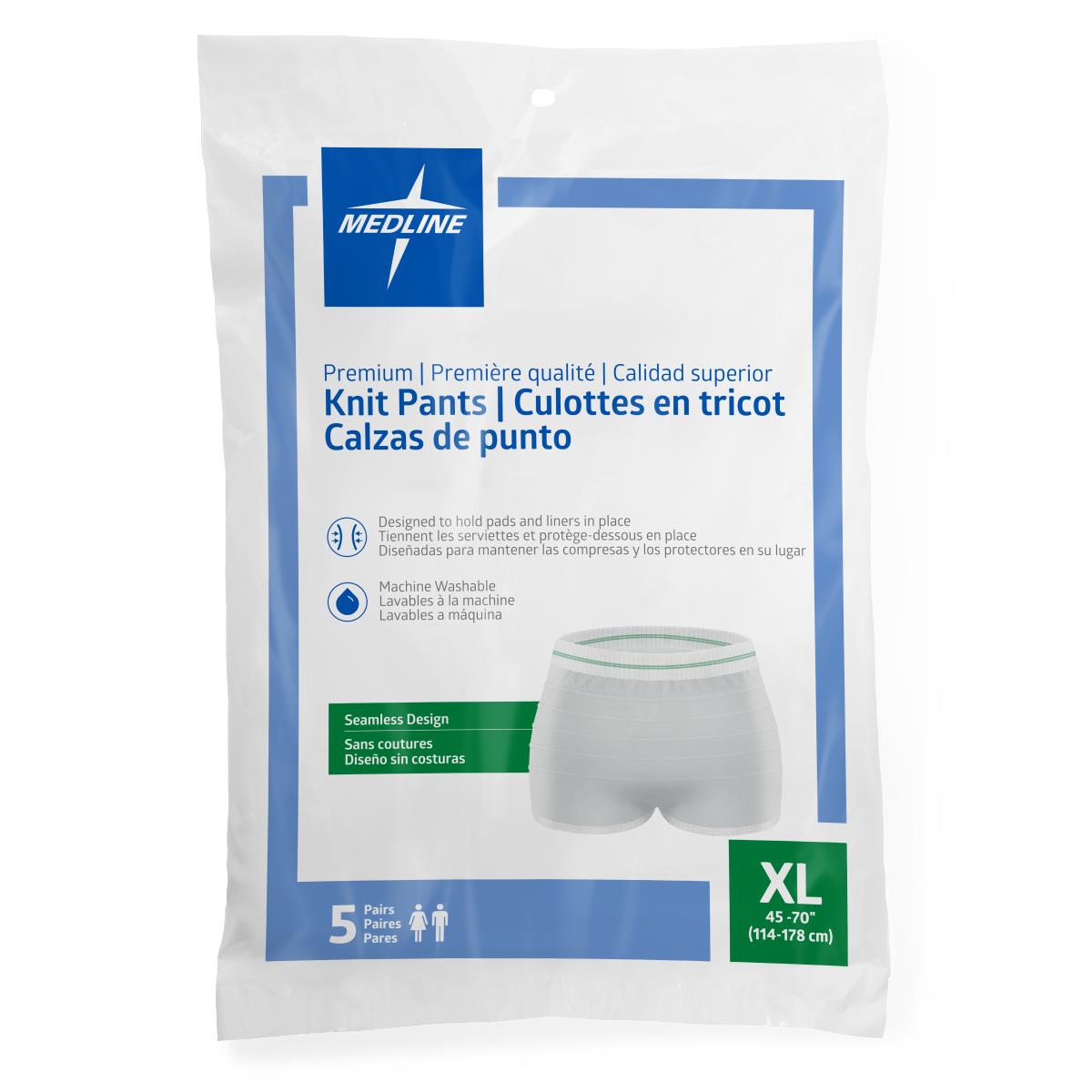 Premium Knit Incontinence Underwear for Women & Men - Soft, Absorbent & Leak-Proof - Comfortable for Day & Night Use - Ideal for Active Lifestyles, Travel & Post-Surgery Care