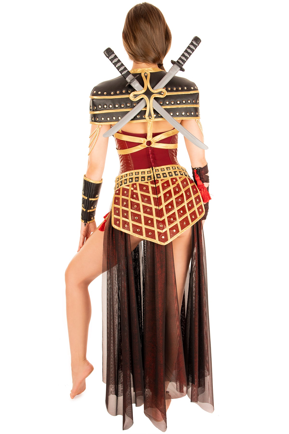 Imperial Warrior Corset - Waist Trainer for Women, Steel Boned Corset Top for Shapewear & Body Shaping - Perfect for Cosplay, Burlesque, and Gothic Fashion