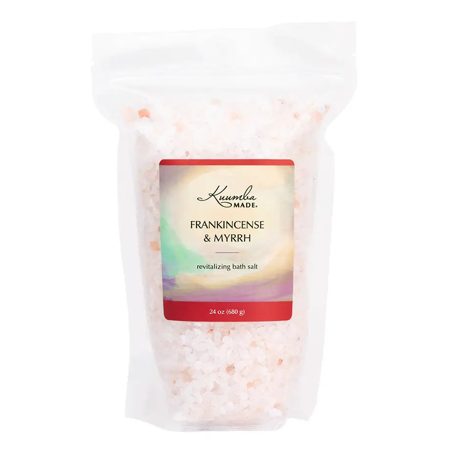 Premium Frankincense & Myrrh Bath Salts for Relaxation & Stress Relief - 100% Natural Aromatherapy Soak - Perfect for Spa Nights, Self-Care Rituals & Gift Giving