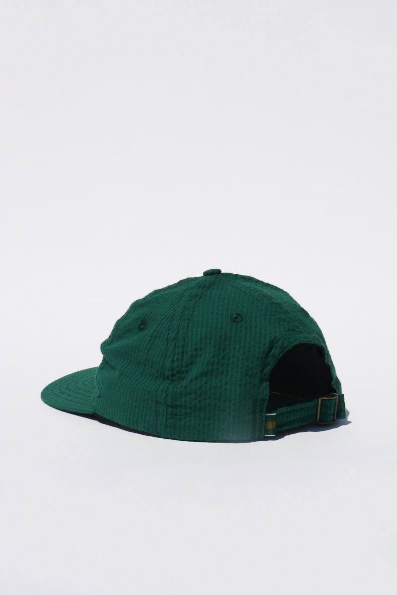 Lite Year Six Panel Seersucker Cap - Green | Breathable Summer Hat for Men & Women | Perfect for Outdoor Activities, Beach, Hiking and Casual Wear