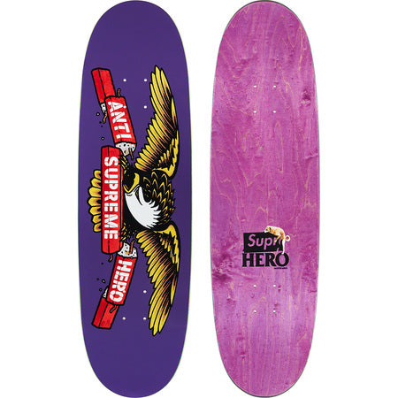 Supreme Antihero Cruiser Skateboard - Purple | High-Quality Skateboard for Street & Park Riding | Perfect for Commuting & Tricks