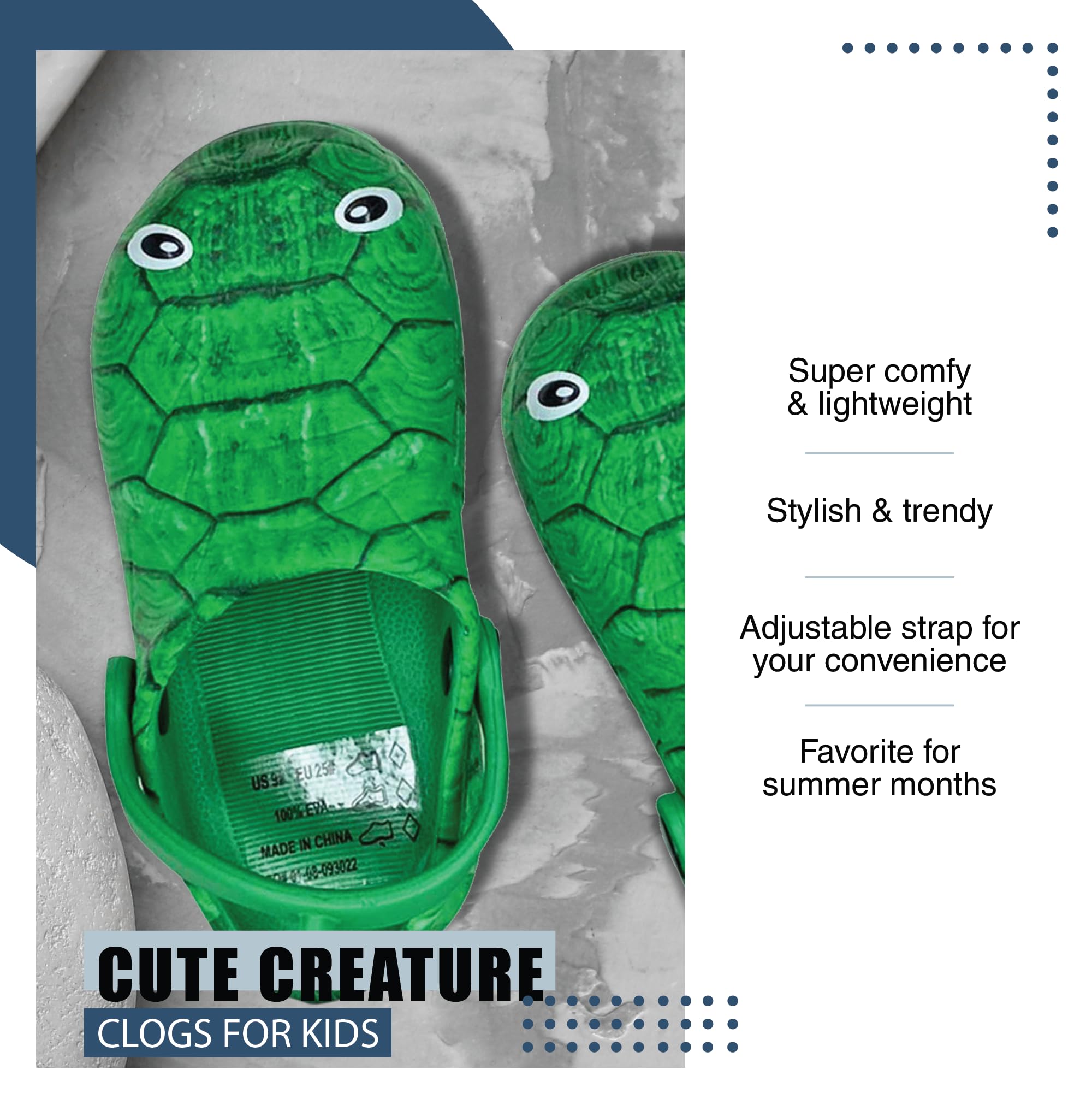 Kids' Slip-On Sandal Slippers - Comfortable Toddler Shoes for Boys & Girls | Perfect for Beach, Pool & Summer Play