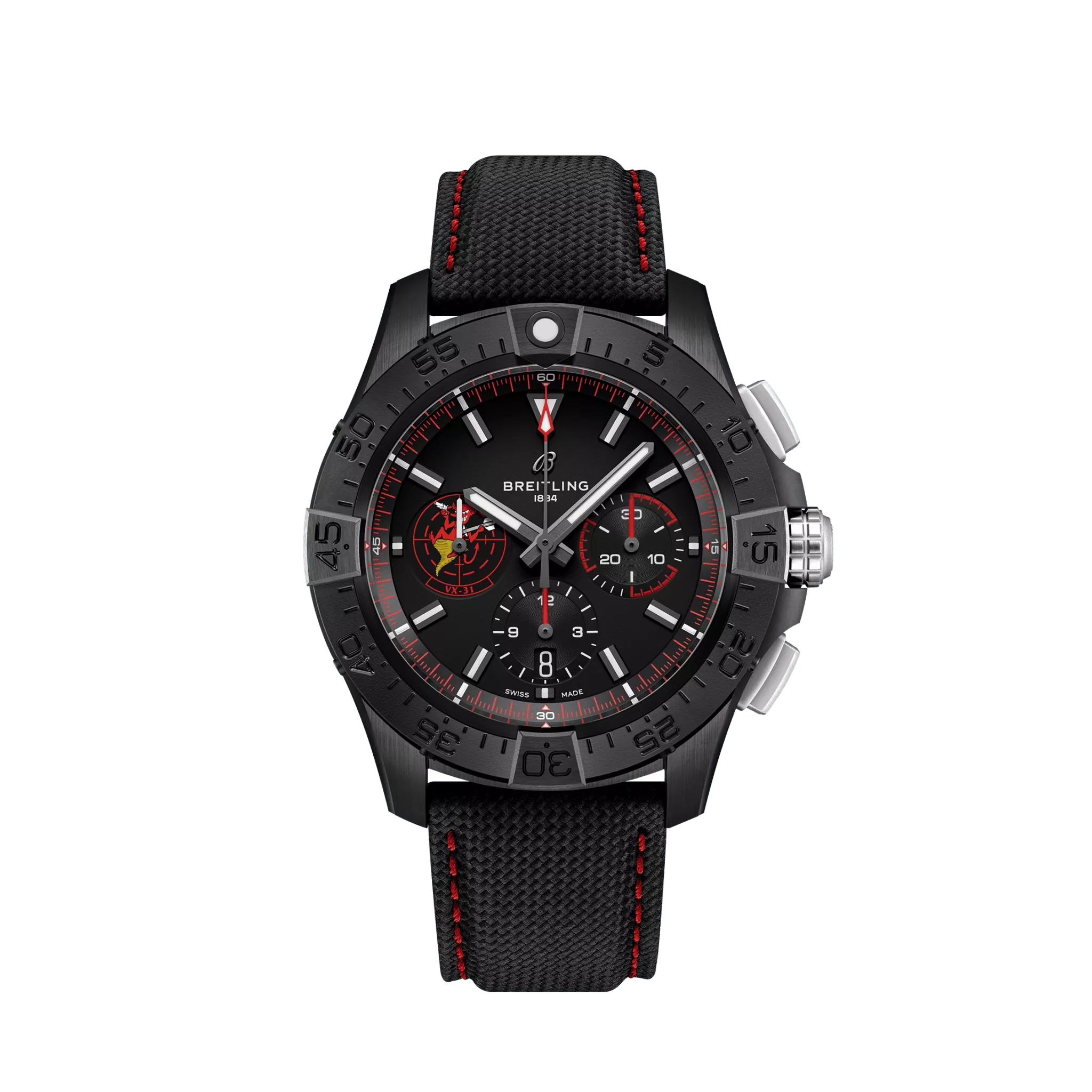 Breitling Avenger B01 Chronograph 44mm Black Ceramic Men's Luxury Watch - Perfect for Business, Aviation & Outdoor Adventures