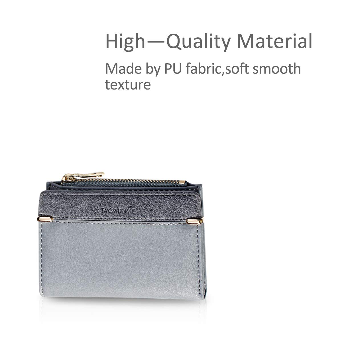 NICOLE & DORIS Women's PU Leather Bi-Fold Wallet - Slim Clutch Purse for Ladies | Perfect for Everyday Use, Travel & Gift Giving