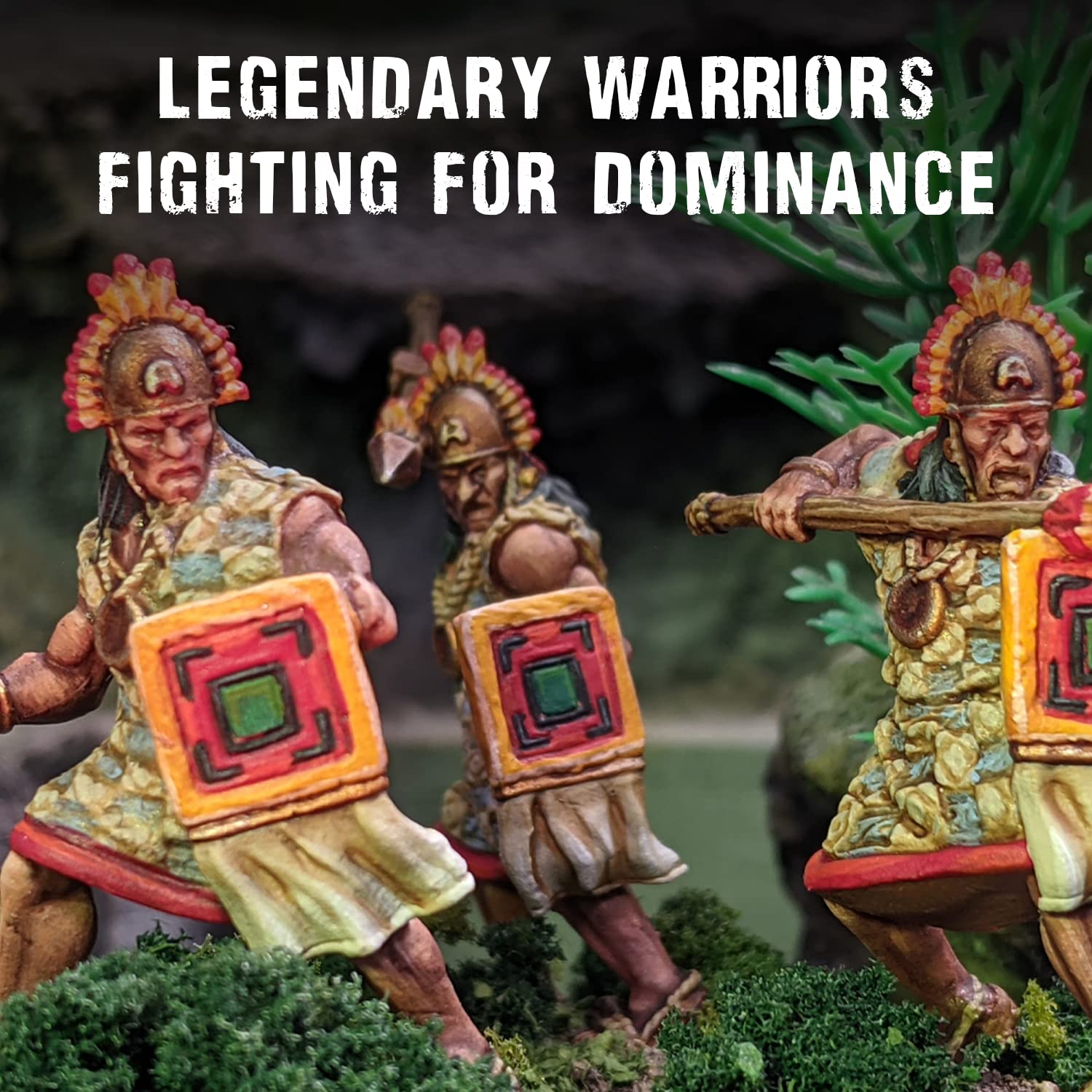 Wargames Delivered Mythic Americas - Inca Warband Starter Set | 28mm Fantasy Miniatures for War Games & DND | Tabletop RPG & Battle Scenes by Warlord Games