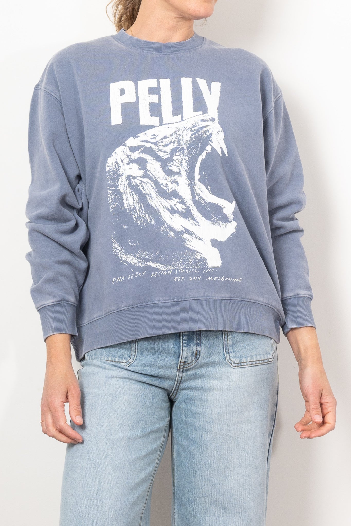 Ena Pelly Fearless Sweatshirt for Women - Cozy Pullover Hoodie with Unique Design - Perfect for Casual Wear, Gym, and Outdoor Activities